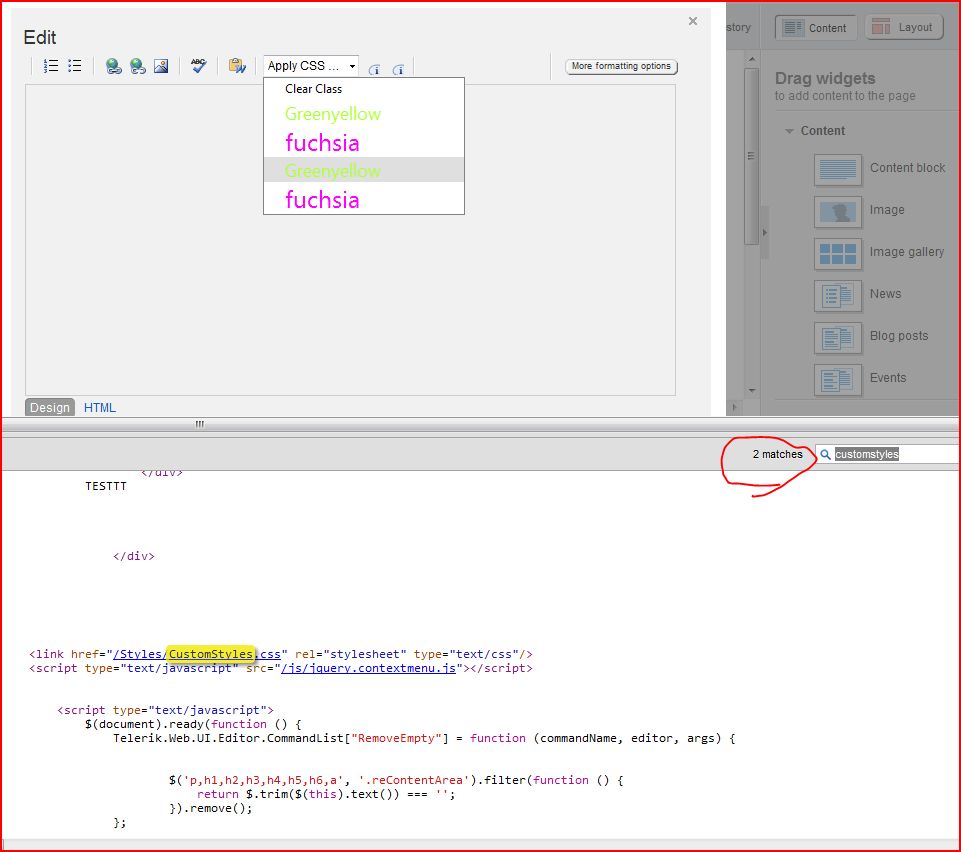 Custom Tools for backend Content Editor - Sitefinity - General Discussions  - Progress Community Archive
